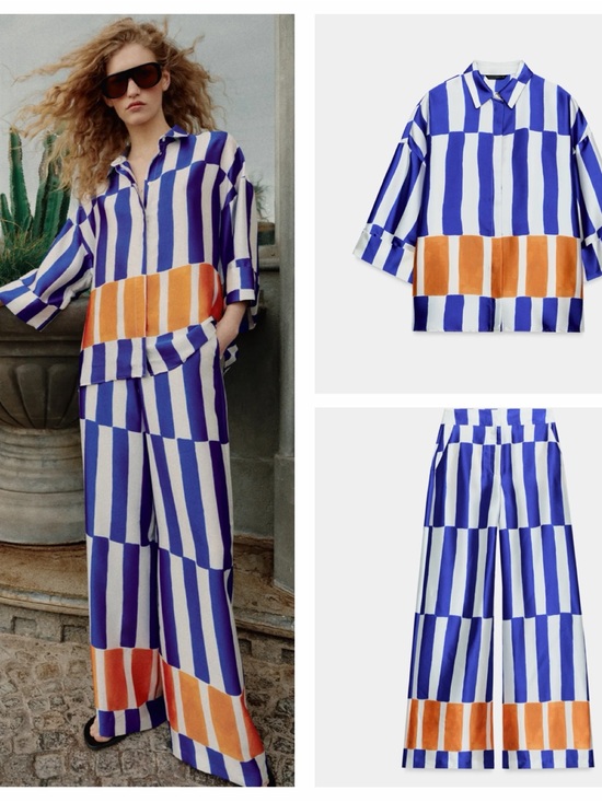 Zara Other - Zara 2 piece co-ord set of shirt and pants